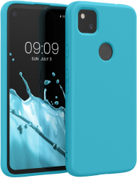 Husa Kwmobile pentru Google Pixel 4a Albastru deschis Silicon KWM000011JE046C 