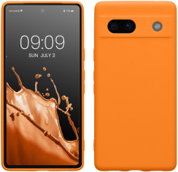 Husa Kwmobile pentru Google Pixel 7a Portocaliu Silicon 61598.15 