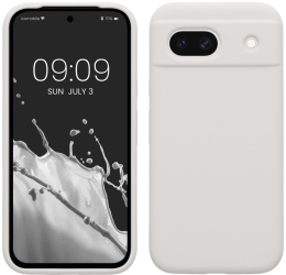 Husa Kwmobile pentru Google Pixel 8a Alb Silicon KWM000020KQ022C 