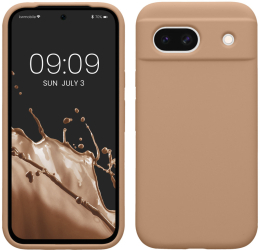 Husa Kwmobile pentru Google Pixel 8a Crem Silicon KWM000020KQ043C