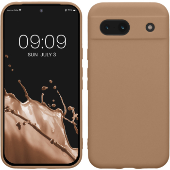 Husa Kwmobile pentru Google Pixel 8a Crem Silicon KWM000020KU035C 