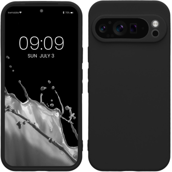 Husa Kwmobile pentru Google Pixel 9 Pro Negru Silicon KWM000020PH004C 