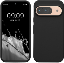 Husa Kwmobile pentru Google Pixel 9/Pixel 9 Pro Negru Silicon KWM000020PI037C 