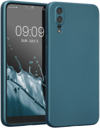 Husa Kwmobile pentru Huawei P20 Albastru Silicon 61410.251 