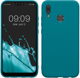 Husa Kwmobile pentru Huawei P20 Lite Albastru Silicon KWM000008RT026C 