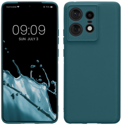 Husa Kwmobile pentru Motorola Edge 50 Pro Verde Silicon KWM000022SO002C 