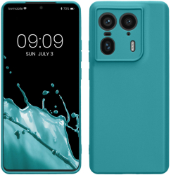 Husa Kwmobile pentru Motorola Edge 50 Ultra Albastru Silicon KWM000022SW002C 