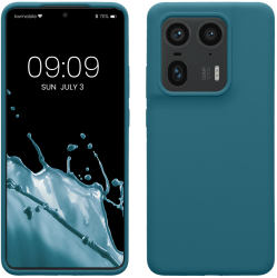 Husa Kwmobile pentru Motorola Edge 50 Ultra Albastru Silicon KWM000022SX003C 