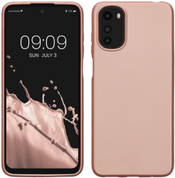 Husa Kwmobile pentru Motorola Moto E22/Moto E22i Roz Silicon 61682.31 