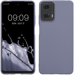 Husa Kwmobile pentru Motorola Moto G24/Moto E14/Moto G04 Gri Silicon KWM000022RQ003C 