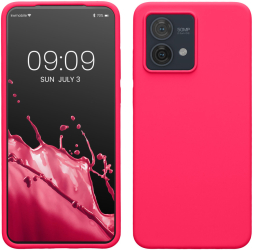 Husa Kwmobile pentru Motorola Moto G84 Roz Silicon KWM000022NO010C 