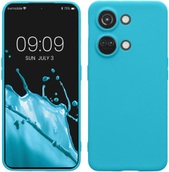 Husa Kwmobile pentru OnePlus Nord 3 5G Albastru deschis Silicon KWM0000204U009C 