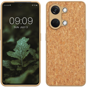 Husa Kwmobile pentru OnePlus Nord 3 5G Maro deschis Pluta KWM000022QV001C 