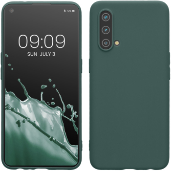Husa Kwmobile pentru OnePlus Nord CE 5G Verde Silicon KWM000013HO015C 