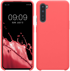Husa Kwmobile pentru OnePlus Nord Roz Silicon KWM0000117M037C 