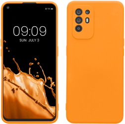 Husa Kwmobile pentru OPPO A94 5G Portocaliu Silicon KWM000015XY019C 