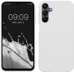 Husa Kwmobile pentru Samsung Galaxy A15 5G Alb Silicon KWM000021MH002C 