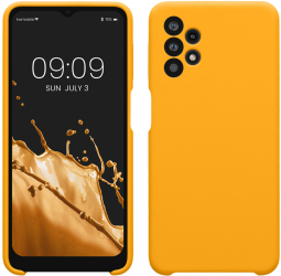 Husa Kwmobile pentru Samsung Galaxy A32 5G Galben Silicon KWM000012IW055C 