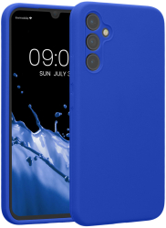 Husa Kwmobile pentru Samsung Galaxy A34 5G Albastru Silicon KWM000018GC049C 