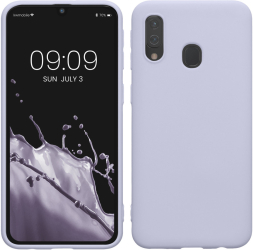 Husa Kwmobile pentru Samsung Galaxy A40 Mov deschis Silicon KWM000009ZX036C 