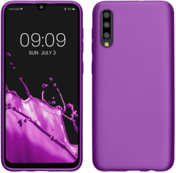 Husa Kwmobile pentru Samsung Galaxy A50 Violet Silicon KWM000009TA016C 