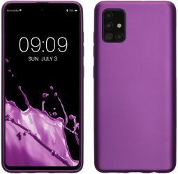 Husa Kwmobile pentru Samsung Galaxy A51 Violet Silicon 51201.24 