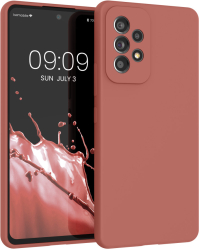 Husa Kwmobile pentru Samsung Galaxy A53 5G Roz Silicon 57835.193 