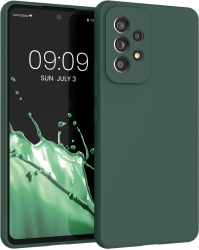 Husa Kwmobile pentru Samsung Galaxy A53 5G Verde Silicon 57835.166 