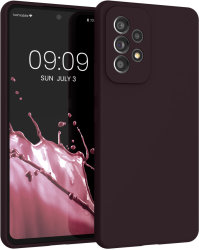 Husa Kwmobile pentru Samsung Galaxy A53 5G Violet inchis Silicon 57835.114 