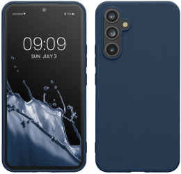 Husa Kwmobile pentru Samsung Galaxy A54 5G Albastru Silicon KWM000018FR043C 