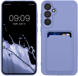 Husa Kwmobile pentru Samsung Galaxy A55 5G Albastru Silicon KWM000021TH004C 
