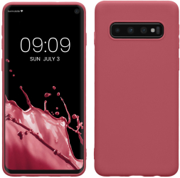 Husa Kwmobile pentru Samsung Galaxy S10 Roz inchis Silicon KWM000009MS012C 