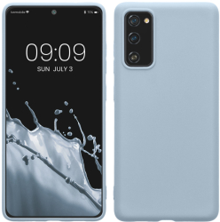 Husa Kwmobile pentru Samsung Galaxy S20 FE Albastru deschis Silicon KWM0000121L071C 