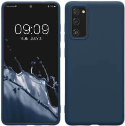 Husa Kwmobile pentru Samsung Galaxy S20 FE Albastru Silicon KWM0000121L065C 