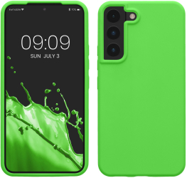 Husa Kwmobile pentru Samsung Galaxy S22 Verde Silicon KWM000014GR073C 