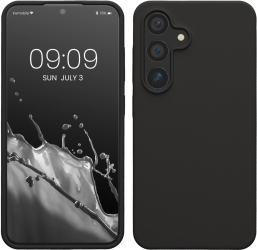 Husa Kwmobile pentru Samsung Galaxy S24 Gri inchis Silicon KWM000021KW019C 