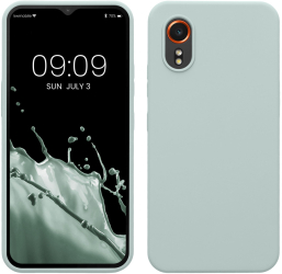 Husa Kwmobile pentru Samsung Galaxy Xcover 7 Verde deschis Silicon KWM000021WB013C 
