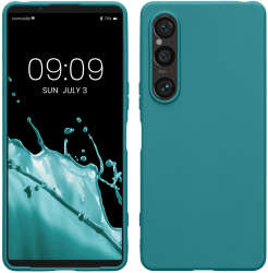 Husa Kwmobile pentru Sony Xperia 1 VI Albastru Silicon KWM000021TR003C 