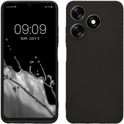 Husa Kwmobile pentru Tecno Spark 10 Negru Silicon 61755.47 