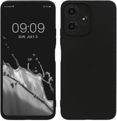 Husa Kwmobile pentru Xiaomi Poco M6 Pro 5G Negru Silicon KWM000020MI001C 