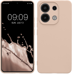 Husa Kwmobile pentru Xiaomi Redmi Note 13 Crem Silicon KWM000020LW002C 