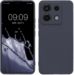 Husa Kwmobile pentru Xiaomi Redmi Note 13 Pro 5G Albastru inchis Silicon KWM000020LD005C 