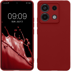 Husa Kwmobile pentru Xiaomi Redmi Note 13 Pro 5G Rosu Silicon KWM000020LD038C 