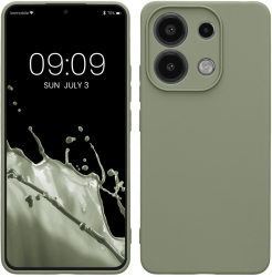 Husa Kwmobile pentru Xiaomi Redmi Note 13 Verde deschis Silicon KWM000020LW003C 