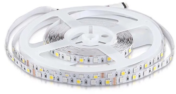 Kit banda led smd5050 rgb+w 6000k 60led/m ip20 5m 
