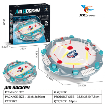 Masa Air Hockey Fara Picioare Flippy ABS 2 Pucuri Tabela Scor 2 Impingatoare 36x8.2x36 cm Multicolor 