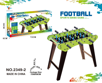 Masa de fotbal cu teren Flippy 6 manere cu Tablou Scor din Metal Lemn si ABS 72x36x8 cm cu Picioare Design Verde pentru copii/adulti 