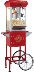 Masina automata Popcorn Cinema capacitate 11 l putere 850 W 610x410x1395 mm Rosu 