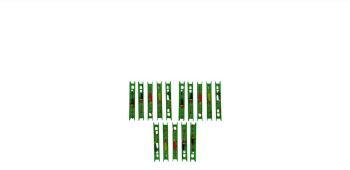 Set 15 Linii Pluta Echilibrata cu 2 Carlige 