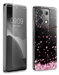 Set Husa si Folie de protectie Kwmobile pentru Xiaomi Redmi Note 13 Multicolor Silicon/Sticla securizata KWM000020OZ002C 